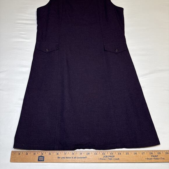 American Eagle Womens 8 Sleeveless Structured Tank Dress Sheath Square Neck EUC - Picture 8 of 15